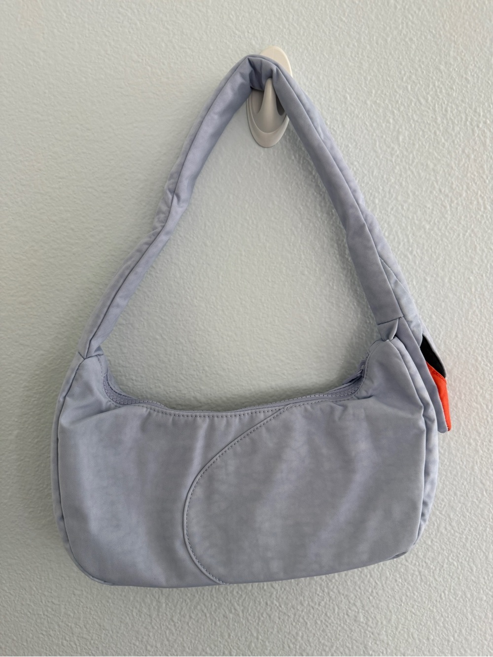NWT BAGGU Swan Shoulder Bag in Lavender Grey - Picture 2 of 5